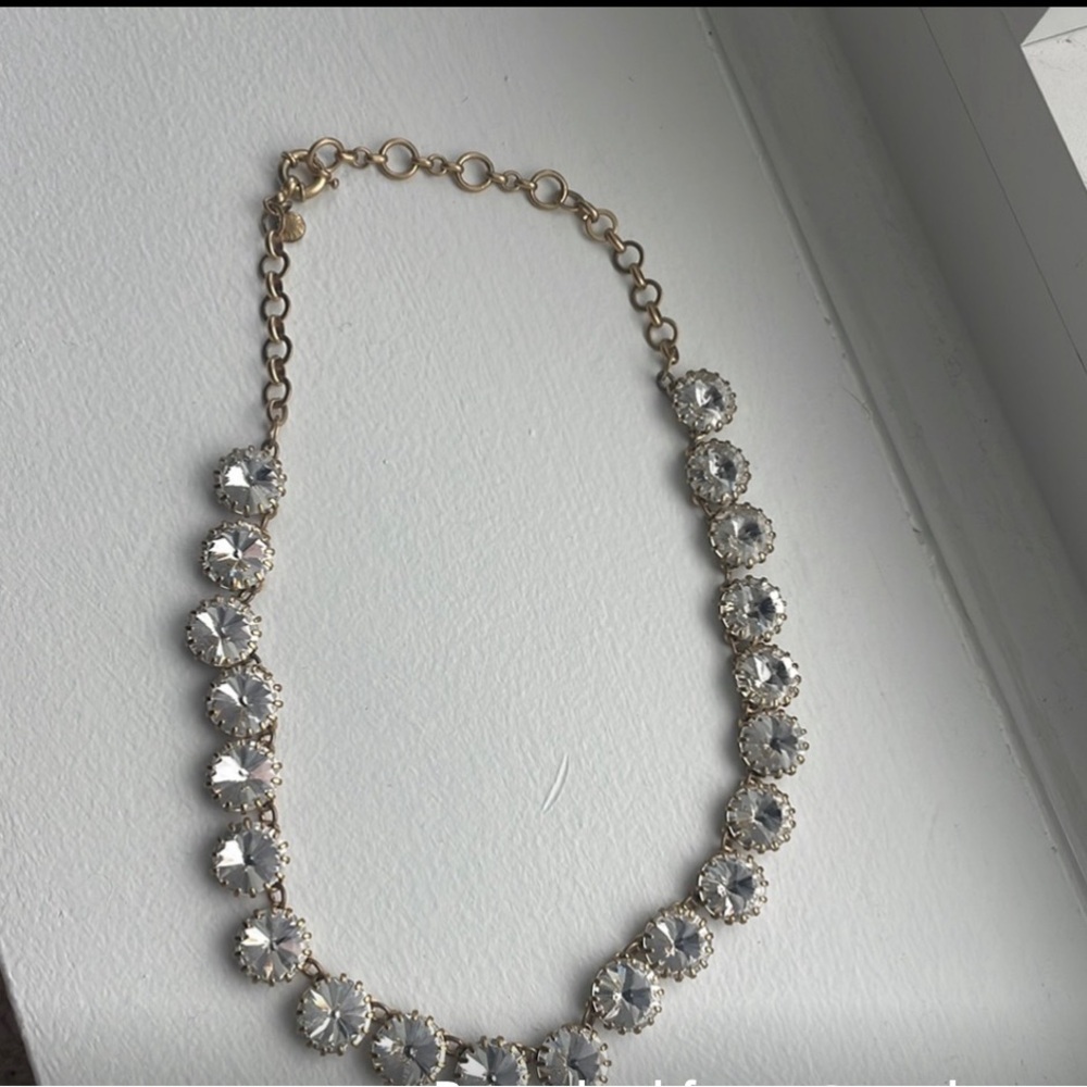 Jcrew sparkle necklace in gold